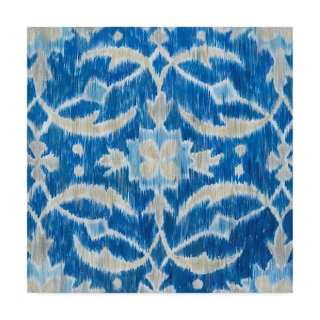 Megan Meagher 'Royal Ikat I' Canvas Art,35x35